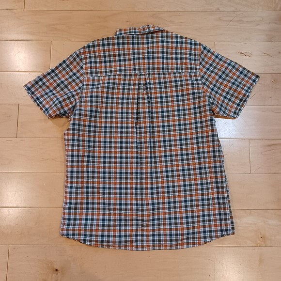 CRAGHOPPERS Men's Nour Short Sleeved Check Shirt | Parka Green Check Size Large - Picture 8 of 10